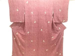 アンティーク　錦紗菊模様着物